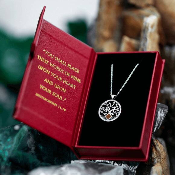 NEW Bible Tree of Life Pendant- Old Testament  - Nano Technology  925 Silver - Picture 4 of 7